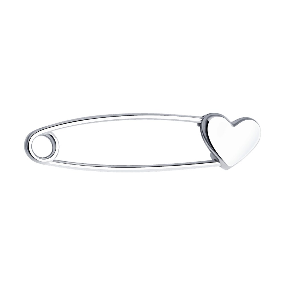 94040092 Брошь (Ag 925)