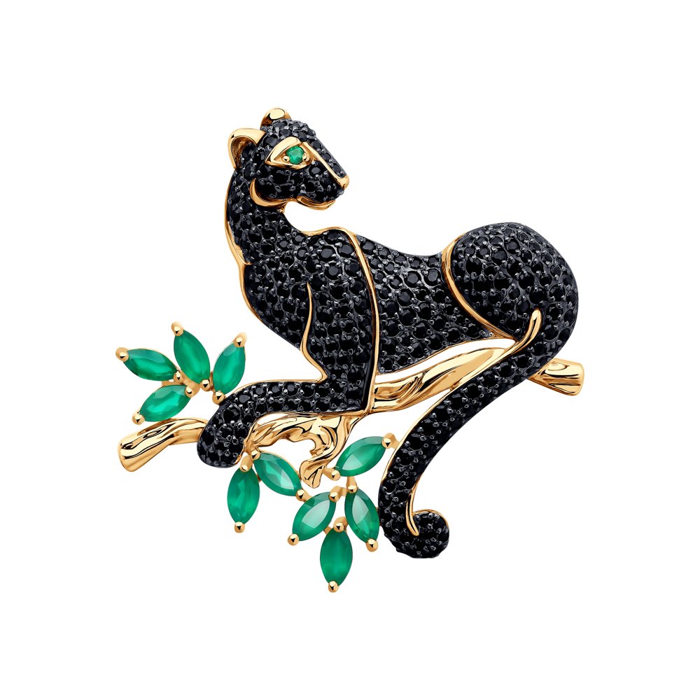 740299 Брошь (Au 585)