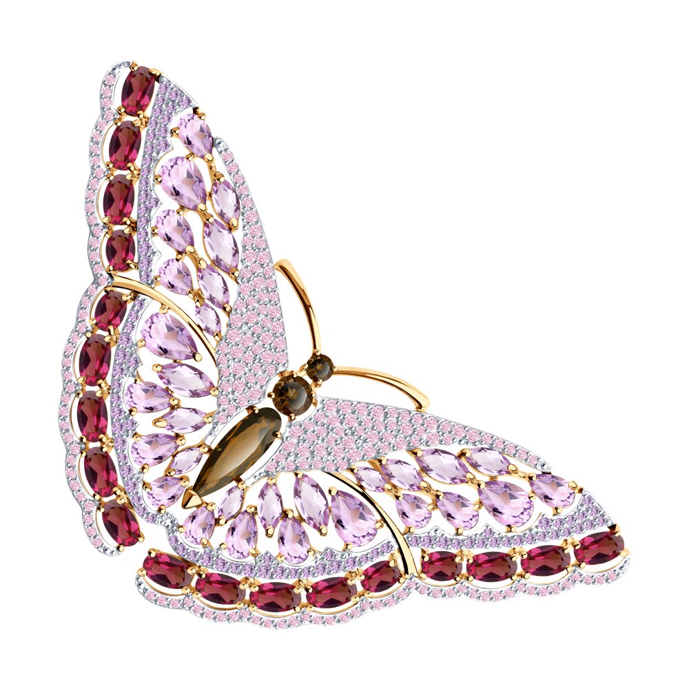 740152 Брошь (Au 585)