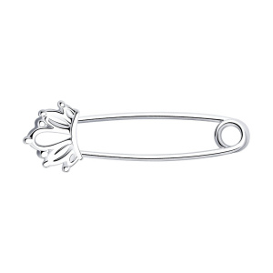 94040096 Брошь (Ag 925)