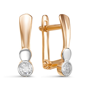 128285 Серьги (Au 585)