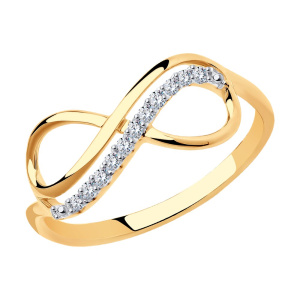 016622-4 Кольцо (Au 375)