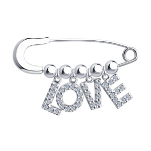 94040179 Брошь (Ag 925)