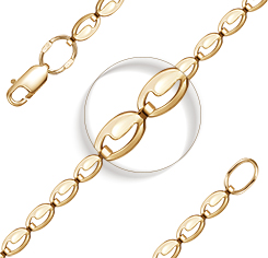 БШ016 Браслет (Au 585)