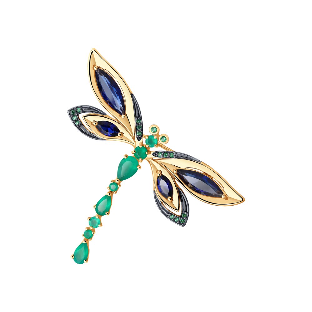 740306 Брошь (Au 585)